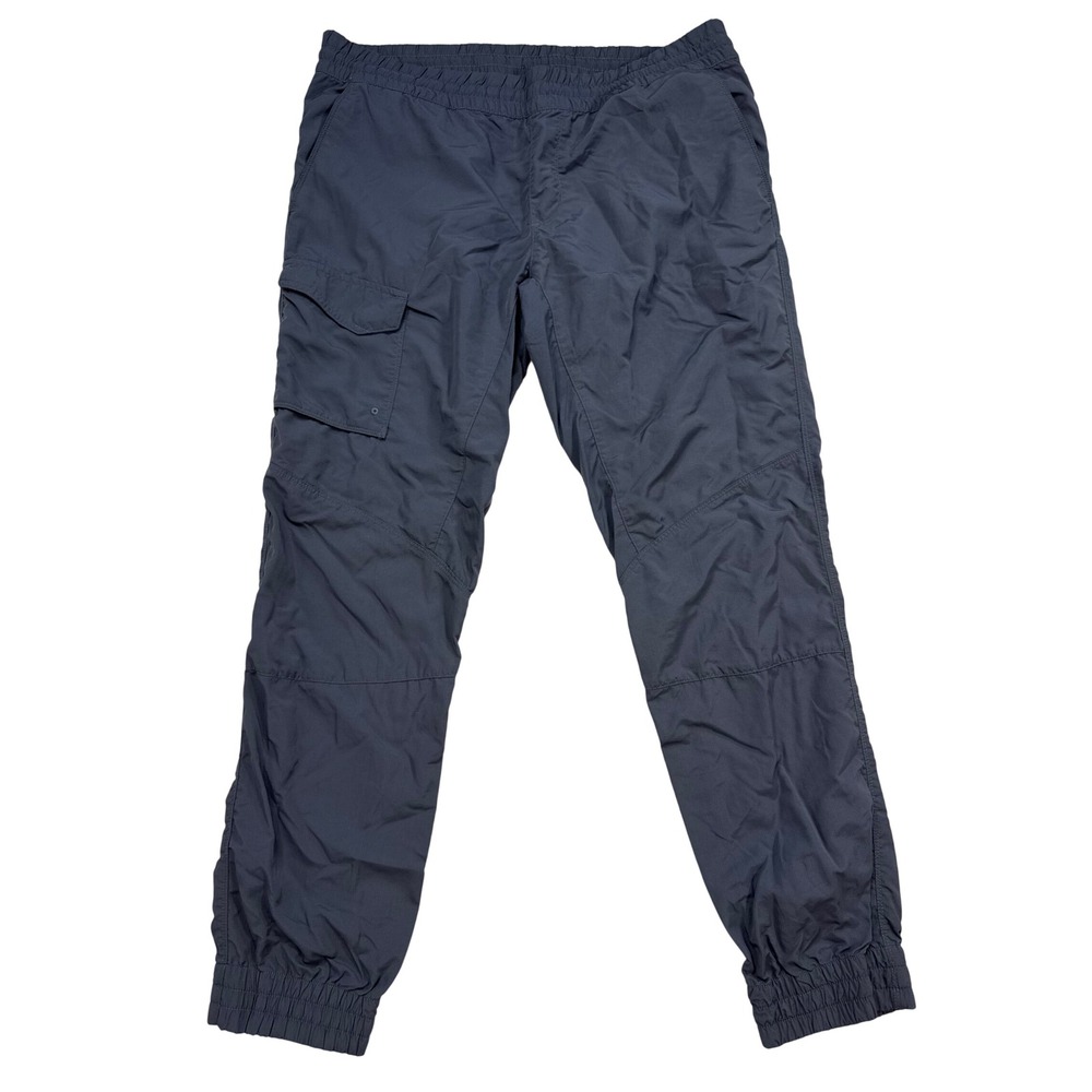 Columbia Cargo Jogger Pants Womens L Gray Excellent Hiking Nylon Ripstop